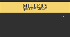 Desktop Screenshot of millersqualitymeats.com